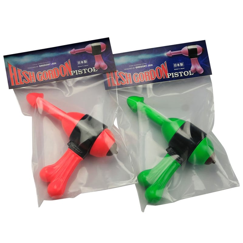 Sofubi Flesh Gordon Pistol fluorescent color ve