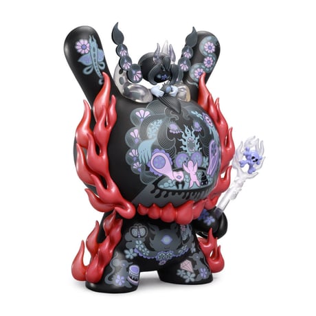 parallel import / La Flamme 8-inch Dunny Black Edition