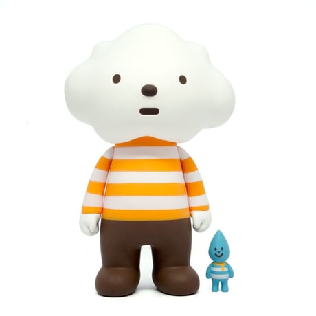 Mr. White Cloud with Little Raindrop