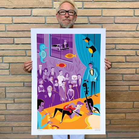 MCFLY Back to the Future Print by Shag