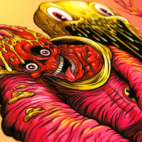 The Astronaut 8x10 print by Alex Pardee
