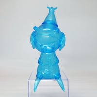 Clear Cyan Caliope Jackalope by Kathie Olivas