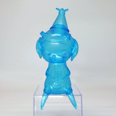Clear Cyan Caliope Jackalope by Kathie Olivas
