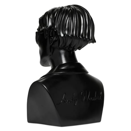 Andy Warhol 12" The Bust Vinyl Art Sculpture - Black Edition
