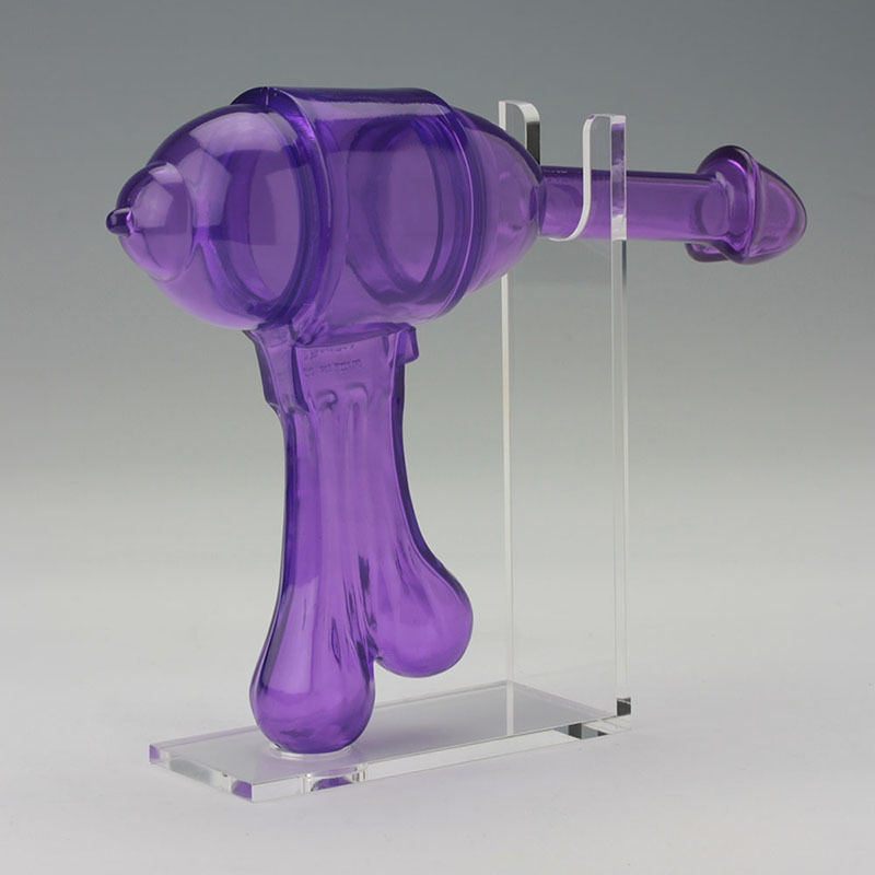 Sofubi Flesh Gordon Pistol PURPLE ver. by Grego