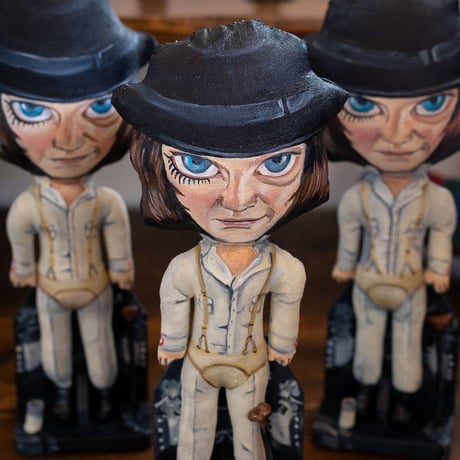 Alex DeLarge of "Clock Work Orange" art doll by dddalina