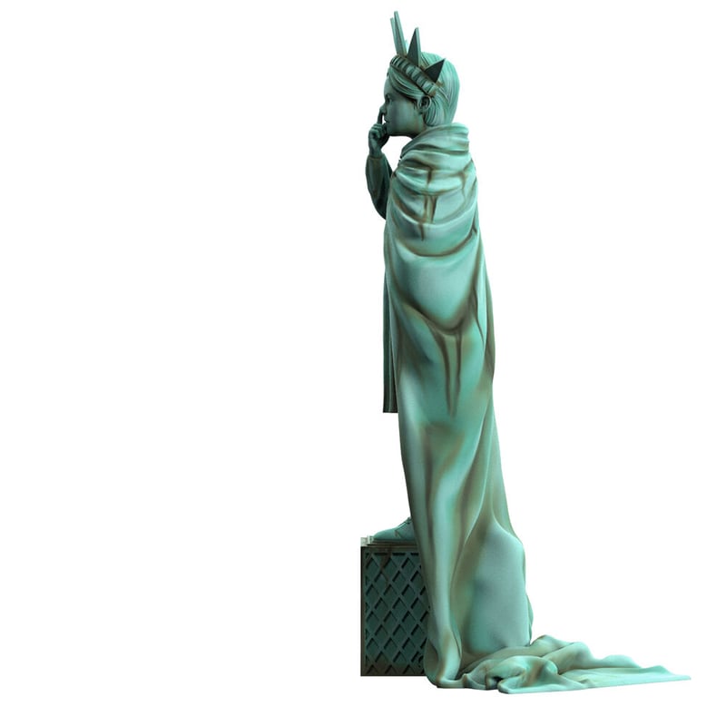 Banksy's Liberty Girl Freedom Edition by Branda