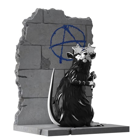 Banksy's Anarchy Rat by Brandalised