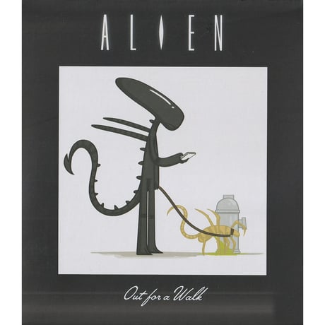 Alien Out for A Walk Collectible Figure by Joey Spiotto