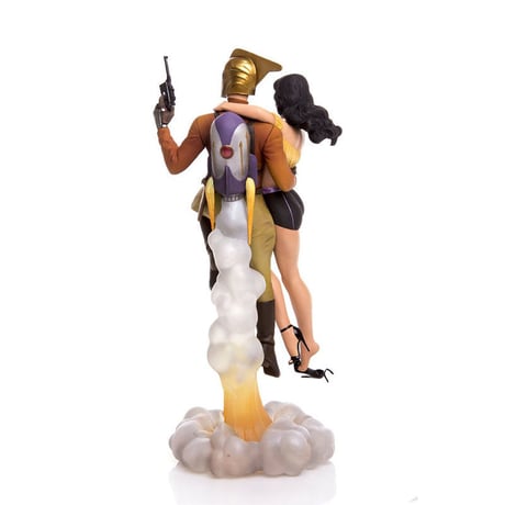 Rocketeer and Betty Statue by Mondo Art Collection