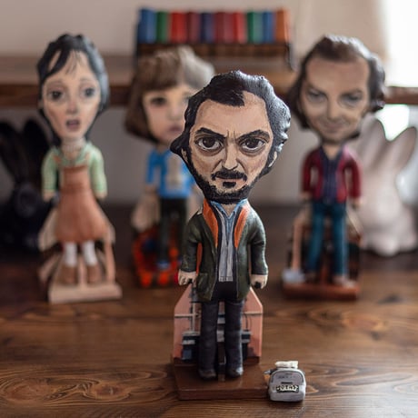 Stanley Kubrick a director of "The Shining" art doll by dddalina
