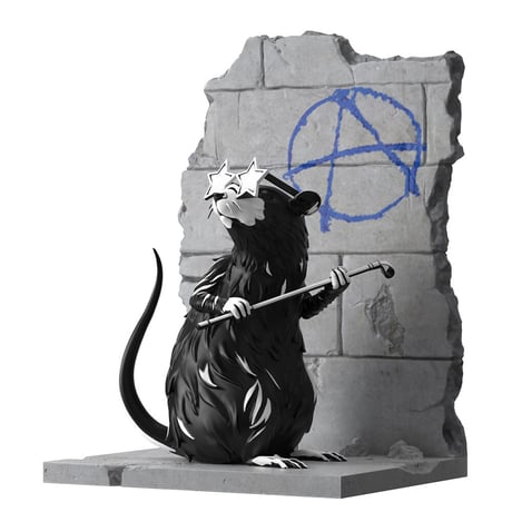 Banksy's Anarchy Rat by Brandalised