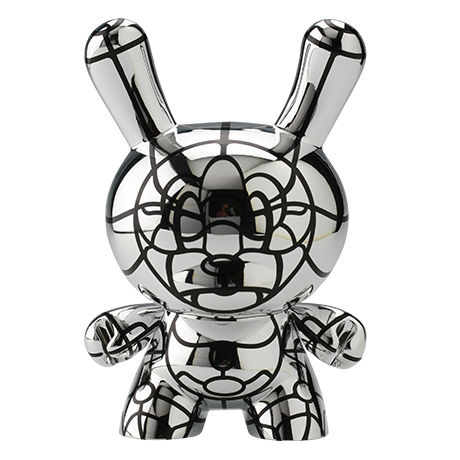 Bad - Silver 8" Dunny by David Flores