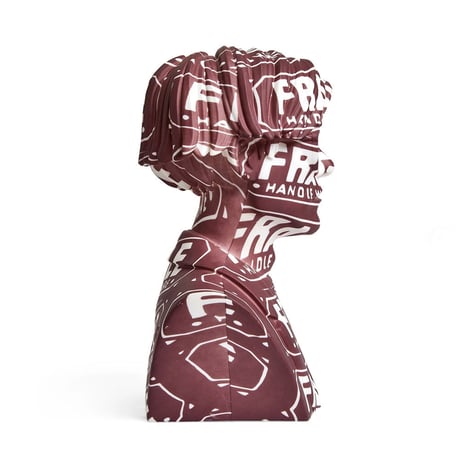 Andy Warhol 12" Bust Vinyl Art Sculpture - Fragile Edition