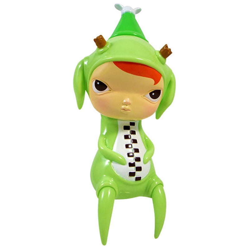 Calliope Jackalope Bitter Mantis Green by Kathi