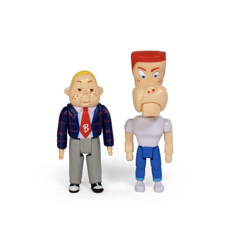 Pee-wee's Playhouse Bandy & Billy Baloney 3 3/4-Inch ReAction Figures