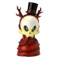 Red Glitter Heathen Snake Skelve by Brandt Peters