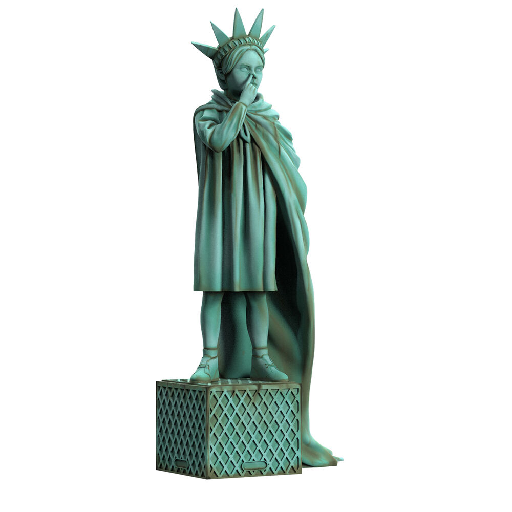 バンクシー　フィギュア　リバティーガール Banksy's Liberty Girl Freedom Edition by Branda