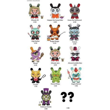The Odd Ones Dunny Mini Series by Scott Tolleson