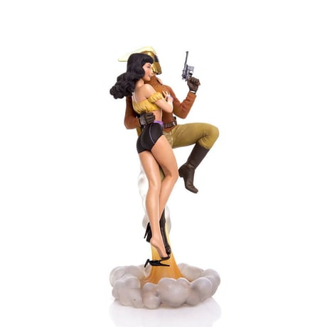 Rocketeer and Betty Statue by Mondo Art Collection
