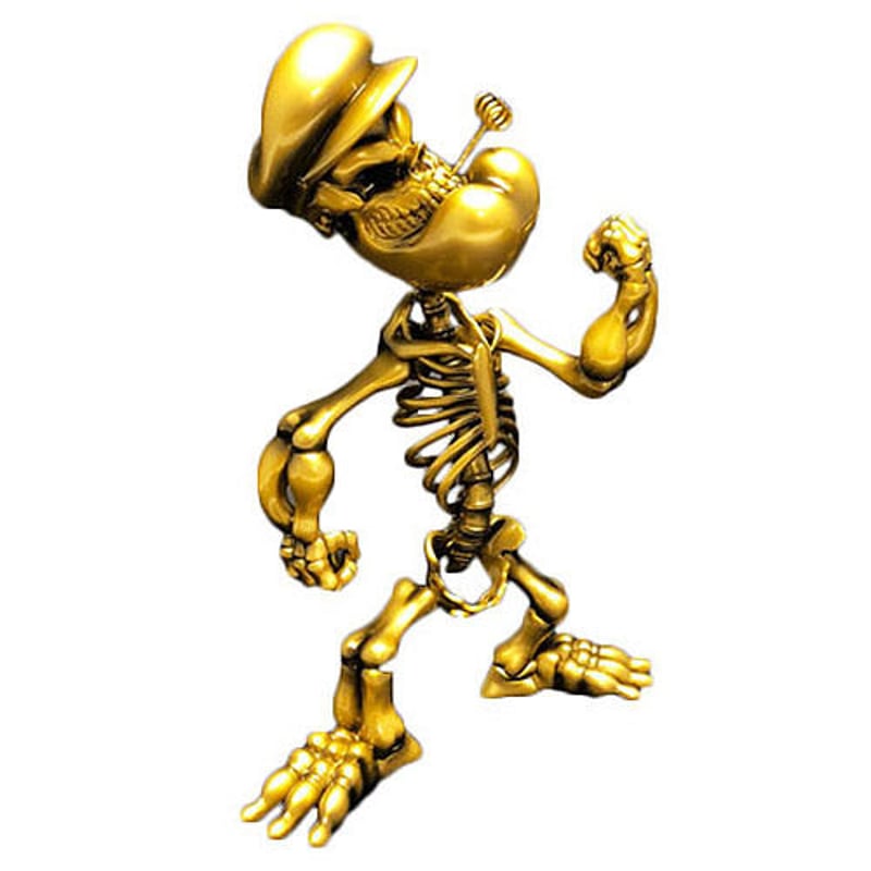 Popeye Grin by Ron English - GOLD version | tom