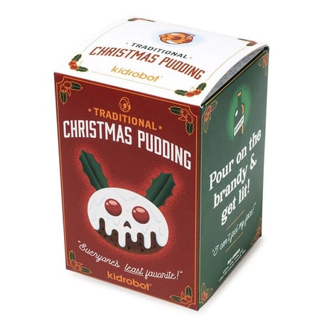 Christmas Pudding 3" Dunny by Kronk