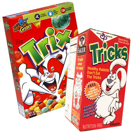 Tricky the Obese Rabbit by Ron English