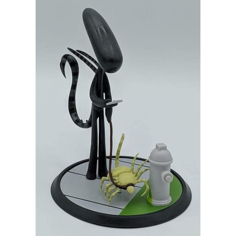 Alien Out for A Walk Collectible Figure by Joey Spiotto