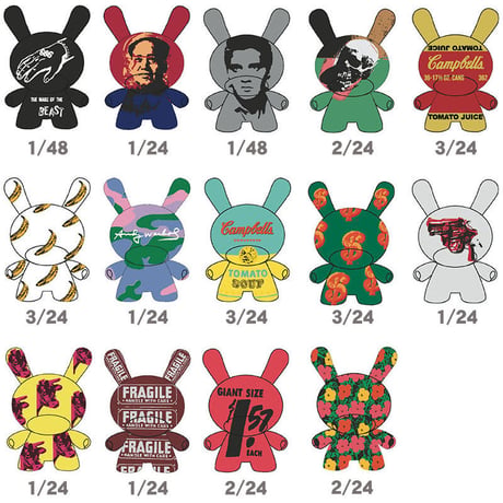 Warhol Dunny Series 2.0  (a case with 24 pieces)