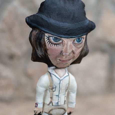 Alex DeLarge of "Clock Work Orange" art doll by dddalina