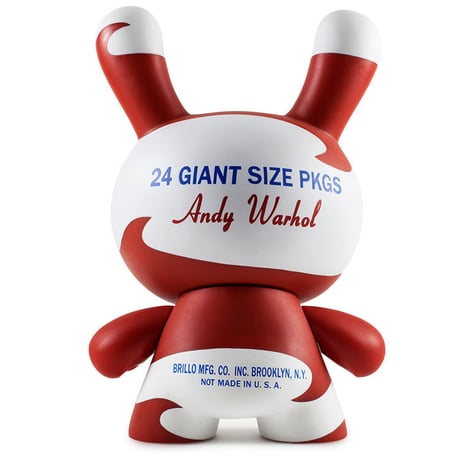 Warhol 8" Dunny Masterpiece-Brillo White