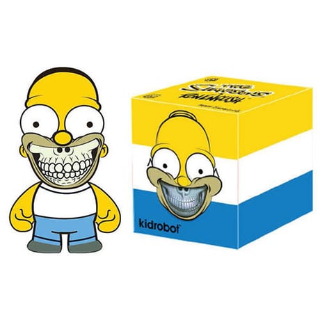 The Simpsons- 3" Grin Homer by Ron English