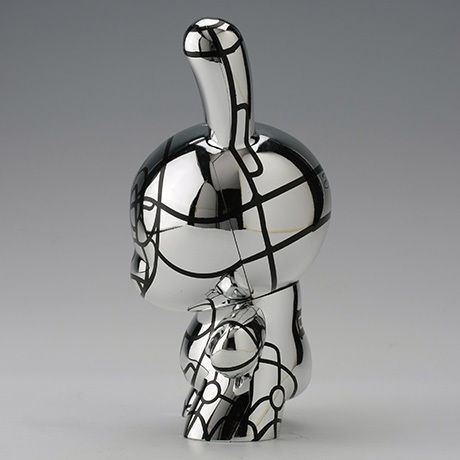Bad - Silver 8" Dunny by David Flores