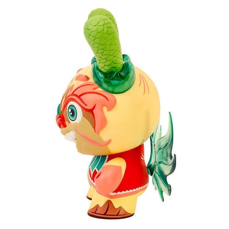 Imperial Lotus Dragon 8 inch Dunny by Scott Tolleson