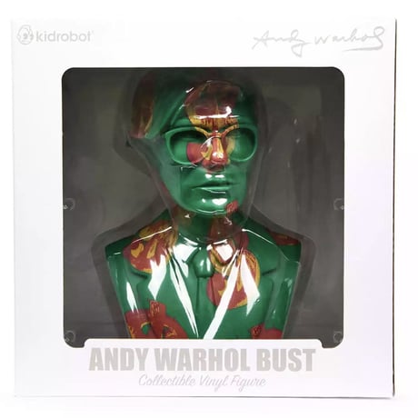 Andy Warhol 12" Bust Vinyl Art Sculpture - Dollar Sign