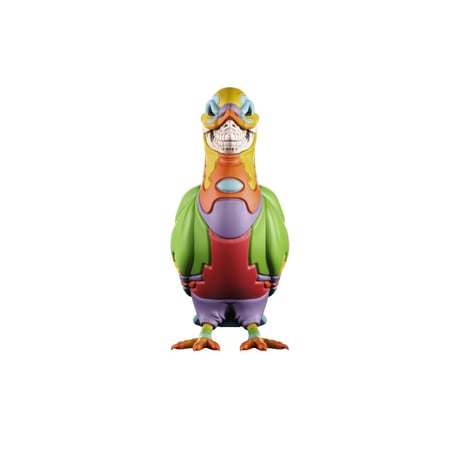 Grin pigeon by Staple X Ron English