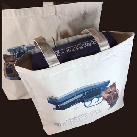 Tomenosuke Blaster tote bag by Jakob Staermose