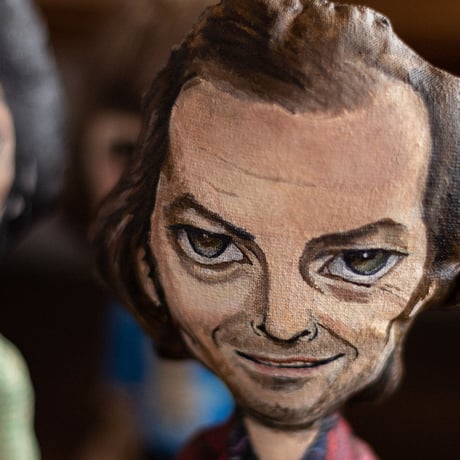 Torrance family of "The Shining" art doll by dddalina