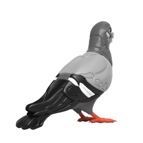 Grin Pigeon Mono Edition by Staple X Ron English