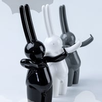 mr clement sofubi sculpture / a vulgar statement: set of wbg version