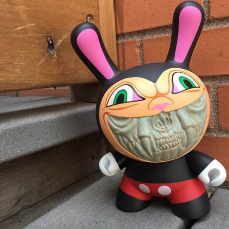 Grin 8 inch Dunny by Ron English