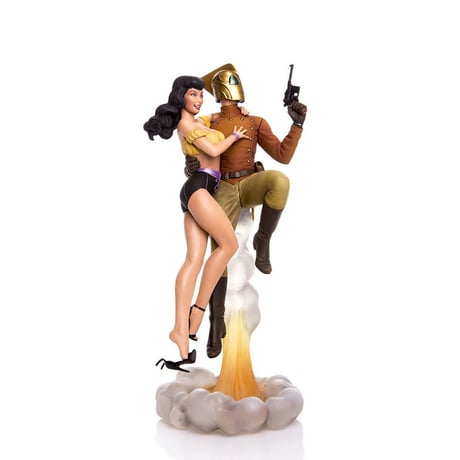 Rocketeer and Betty Statue by Mondo Art Collection