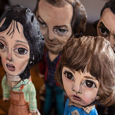 Torrance family of "The Shining" art doll by dddalina