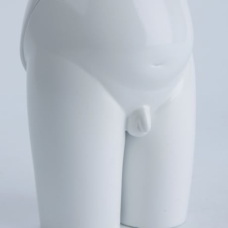 mr clement sofubi sculpture / a vulgar statement: set of wbg version