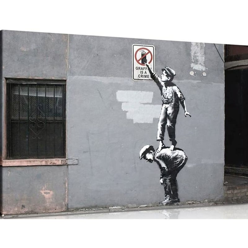 Banksy's Graffiti Crime by Brandalised | tomeno...
