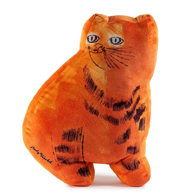 Andy Warhol Orange Sam the Cat Plush | tomenosuke