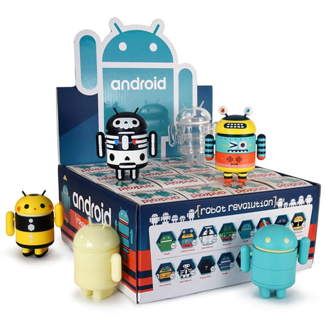 Android Mini Collectibles - Robot Revolution Series  (a case with 16 pieces)