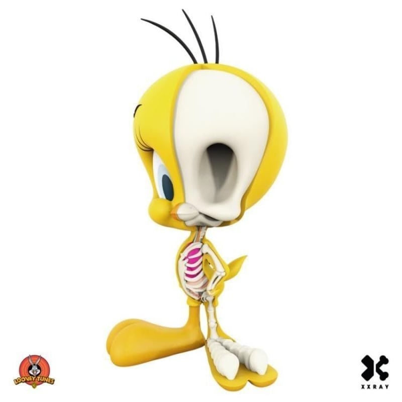Anatomical 4-inch Bugs Bunny and Tweety Bird by