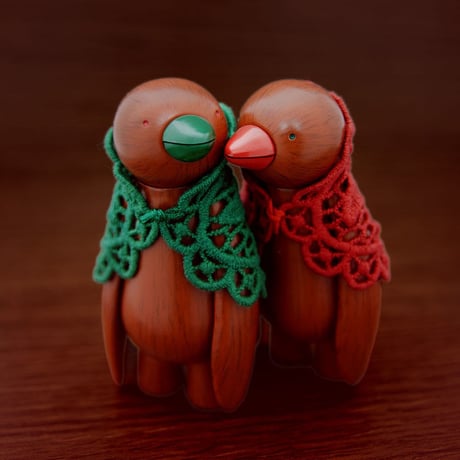 Mulled Xmas Ji Ja set of red  & green by mr clement