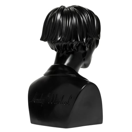 Andy Warhol 12" The Bust Vinyl Art Sculpture - Black Edition